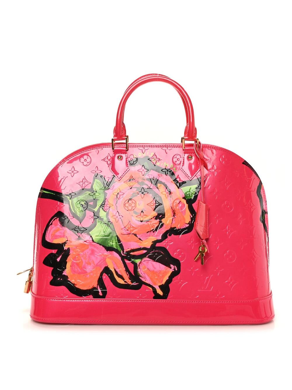 Louis Vuitton Vernis Roses Alma Mm Rose #346284L27B